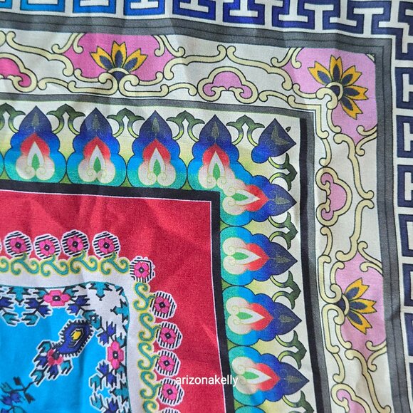 Johnny Was Silk Scarf #14 - Picture 4 of 10